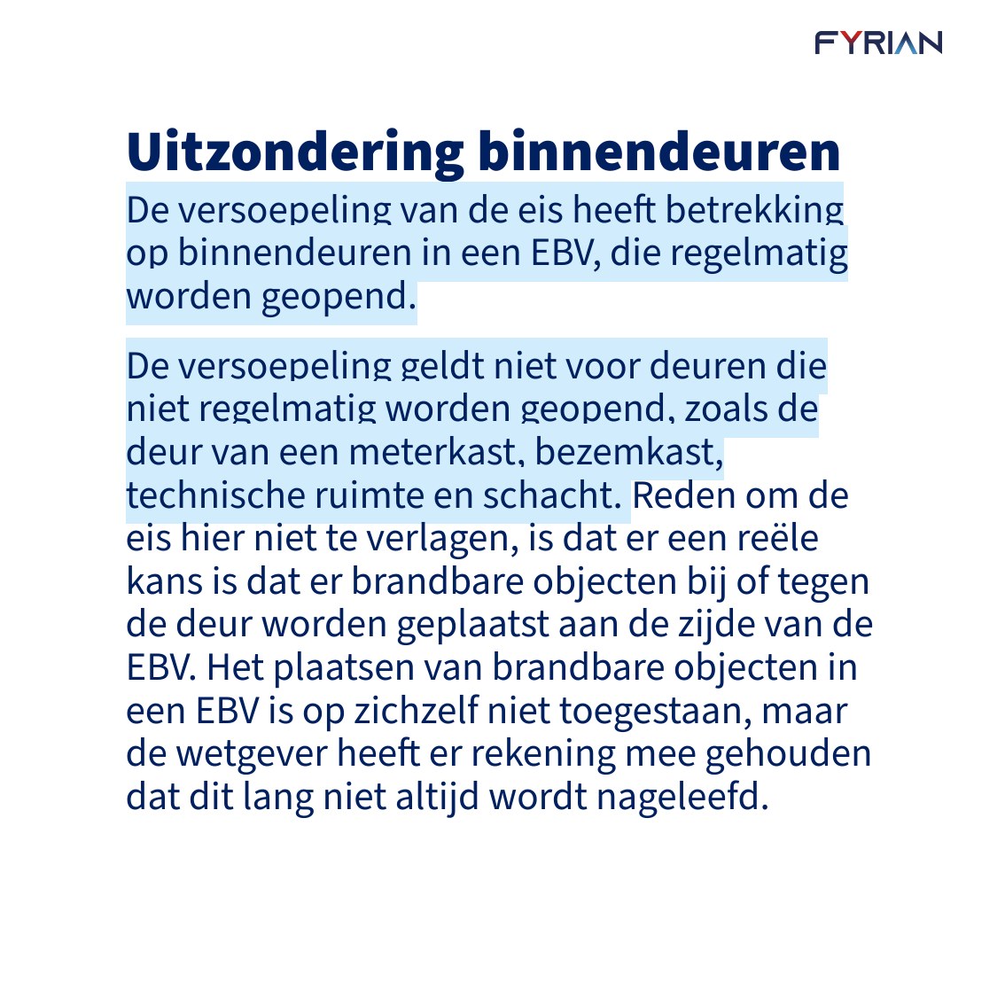 Slide 3: Uitzondering binnendeuren