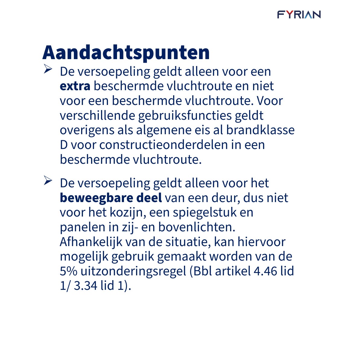 Slide 7: Aandachtspunten