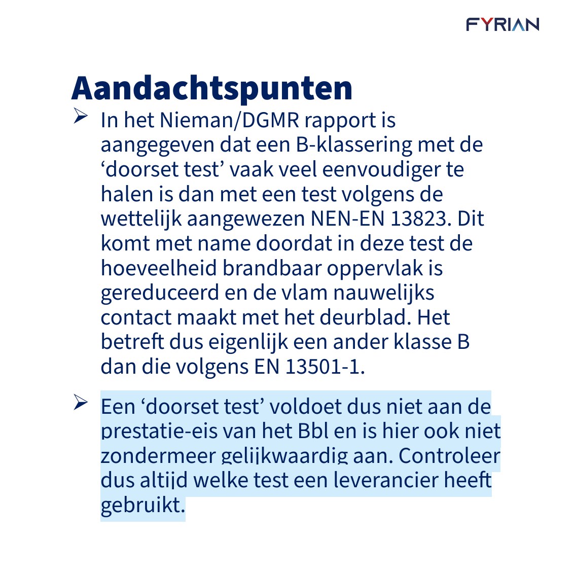 Slide 10: Aandachtspunten