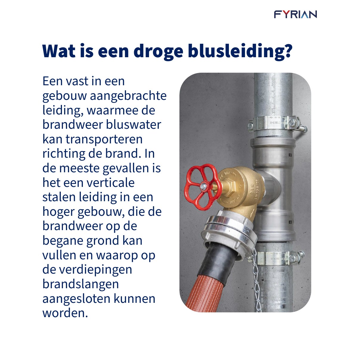 Slide 3: Wat is een droge blusleiding?