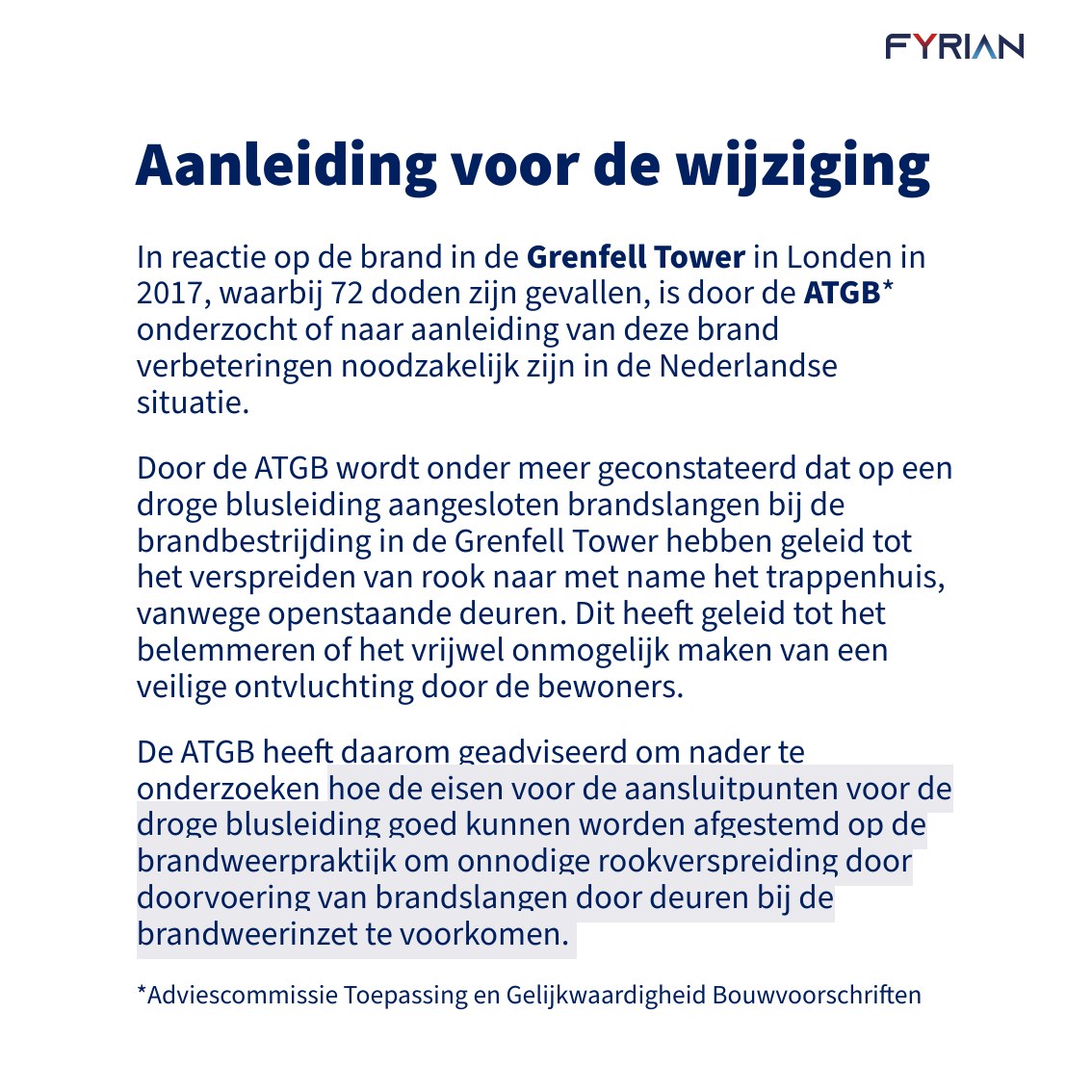 Slide 4: Aanleiding voor de wijziging