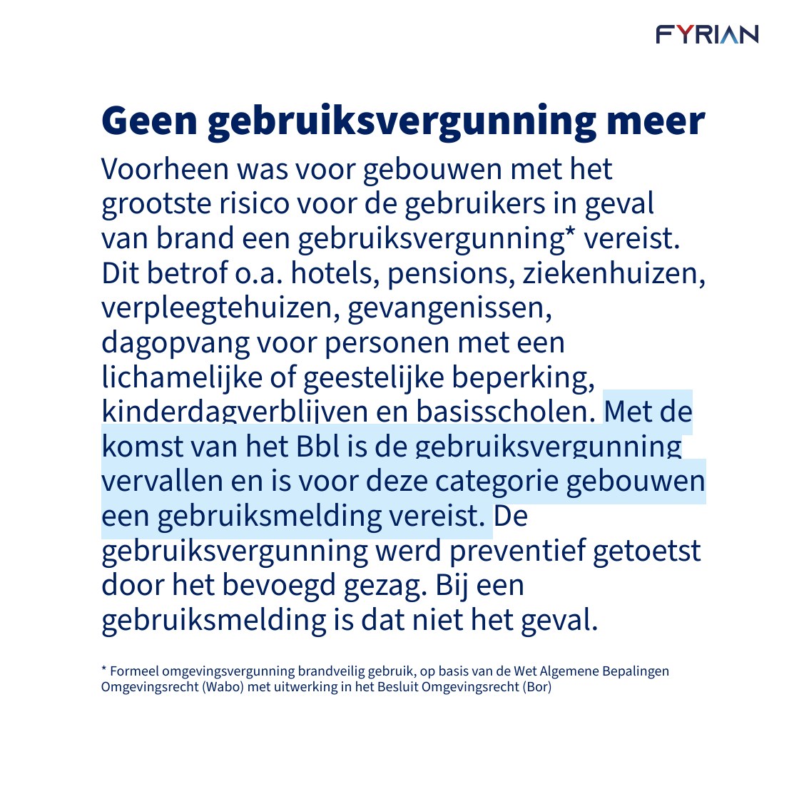 Slide 2: Geen gebruiksvergunning meer