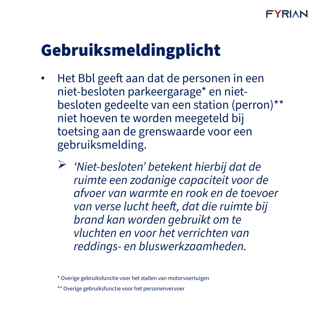 Slide 5: Gebruiksmeldingplicht